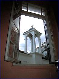 Kitchen window viewing Church Of St. Nickolas