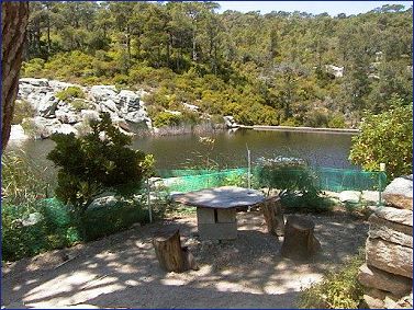 1km from Despina's is a picturesque water resevoir/nature preserve where you can admire the beauty of Kastanies village and the surrounding mountains & sea.