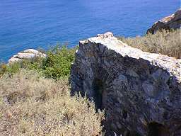 STANDING WALL FROM ANCIENT THERMA